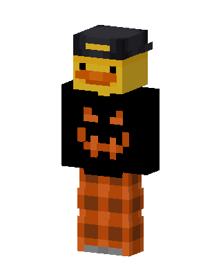 Spooky Duck skin, 3D preview