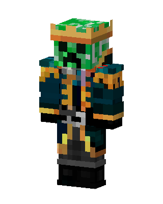 Creeper King skin, 3D preview
