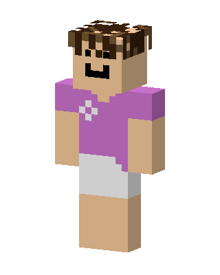 Pink Player Girl Minecraft skin