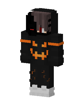 Pumpkin Hoodie skin, 3D preview