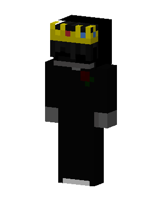 Black Masked King Minecraft skin