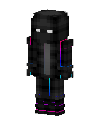 Neon Shadow skin, 3D preview