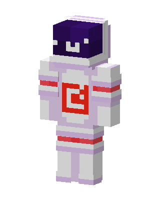 Purple Astronaut Minecraft skin