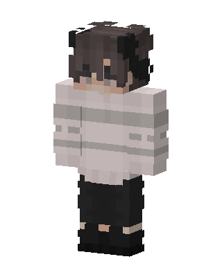 Cozy Sweater Kid skin, 3D preview