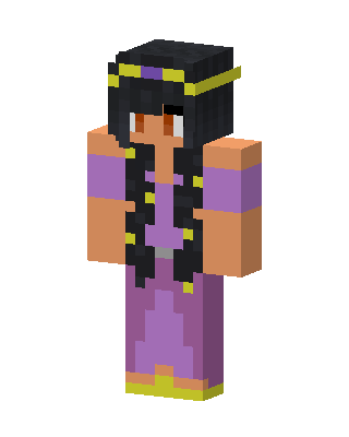 Princess Jasmine skin, 3D preview