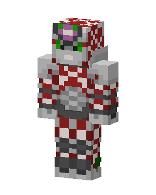 Red Masked Holiday Minecraft skin