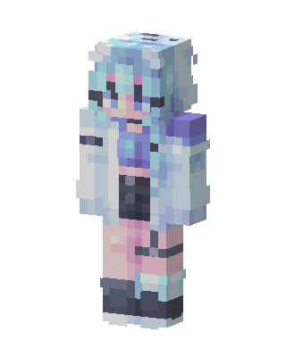 Pastel Techwear skin, 3D preview