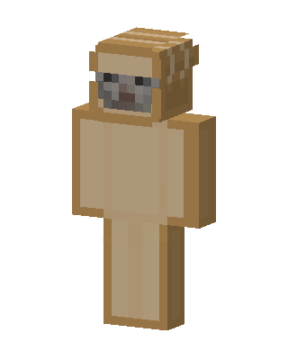 Pug Bread skin, 3D preview