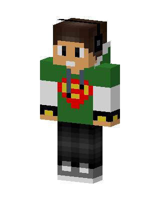 Superhero Hoodie Gamer Minecraft skin