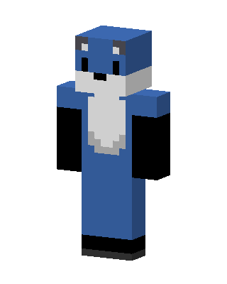 Blue Fox Minecraft skin