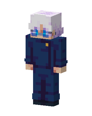 Satoru Gojo skin, 3D preview