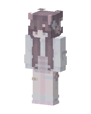 Pastel Bear Girl skin, 3D preview