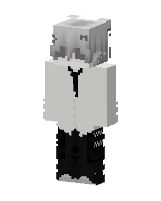 Monochrome Boy skin, 3D preview