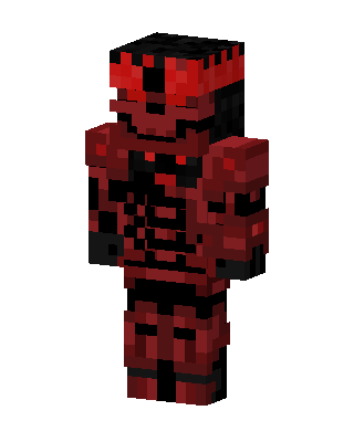 Red Villain Boy Minecraft skin