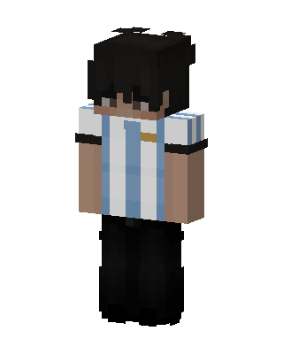 Argentina Jersey skin, 3D preview