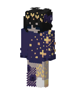 Purple Hero Girl Minecraft skin