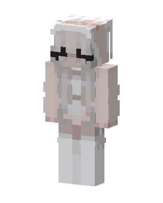 Sleepy Bunny Girl skin, 3D preview