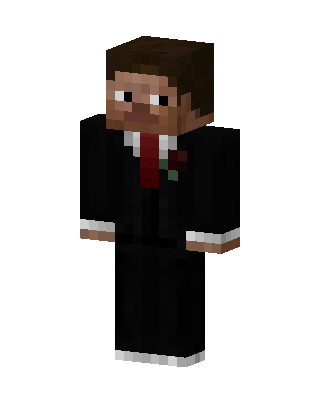 Black Suit Boy Minecraft black skin