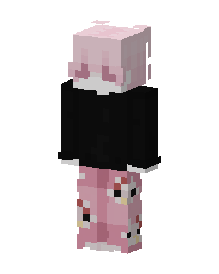 Pink Animal Girl skin, 3D preview