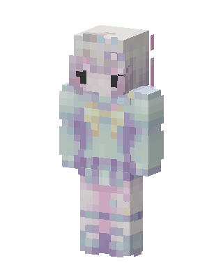 White Hero Girl Minecraft pastel skin