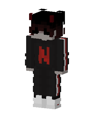 Black Athlete Boy skin, 3D preview