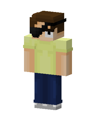 Eyepatch Morty skin, 3D preview