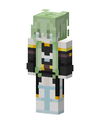 Green Hero Girl Minecraft skin