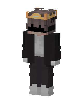 Crowned Shadow Gentleman Minecraft skin