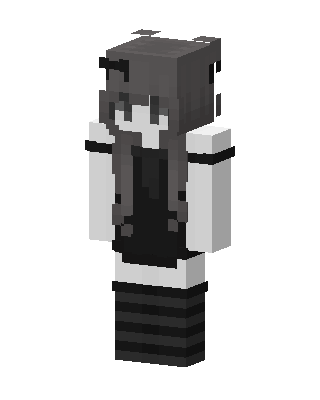 Monochrome Maid Minecraft skin