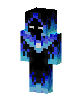 Blue Flame Shade skin, 3D preview