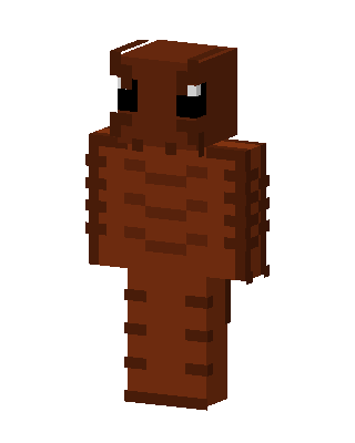 Cockroach skin, 3D preview
