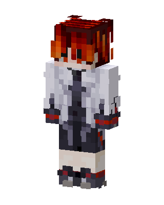 Flame Haired Scientist skin, 3D preview