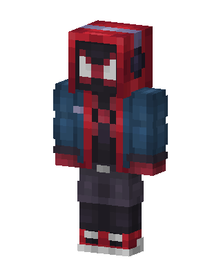 Miles Morales skin, 3D preview