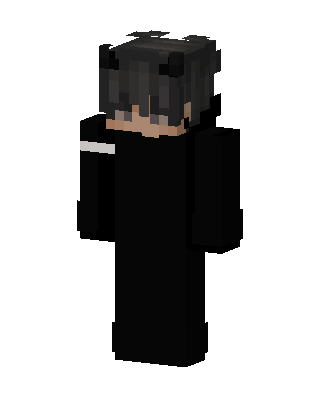 Black Player Boy skin, 3D preview