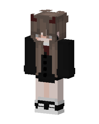 Brown Student Girl Minecraft skin