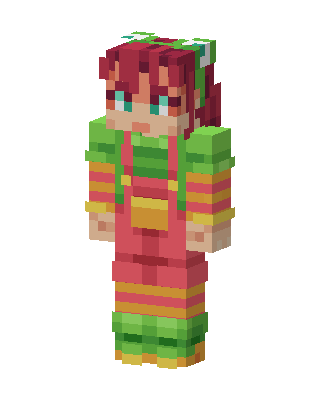 Festive Strawberry Minecraft skin