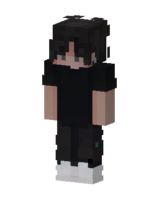Dark Emo Boy skin, 3D preview