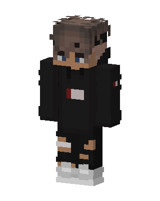 Black Hoodie Boy Minecraft hoodie skin