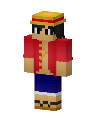Monkey D. Luffy Minecraft skin