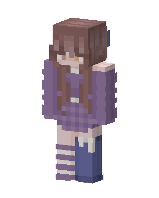 Lavender Cutie Minecraft skin