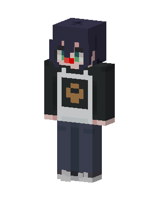 Dark Hoodie Kid Minecraft skin