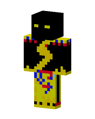 Golden Shadow skin, 3D preview