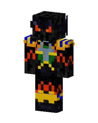 Magma Pharaoh skin, 3D preview