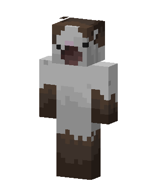 White Animal skin, 3D preview