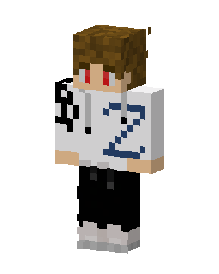 Red Eyed Hoodie skin, 3D preview