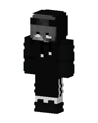 Shadow Hoodie skin, 3D preview