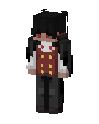 Black Suit Boy skin, 3D preview