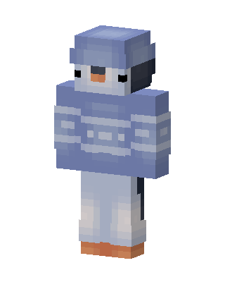 Blue Player Boy skin, 3D preview