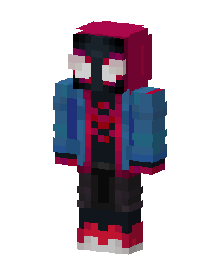 Miles Morales skin, 3D preview
