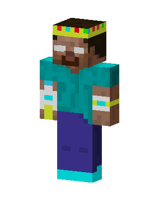 Teal Royal Boy skin, 3D preview